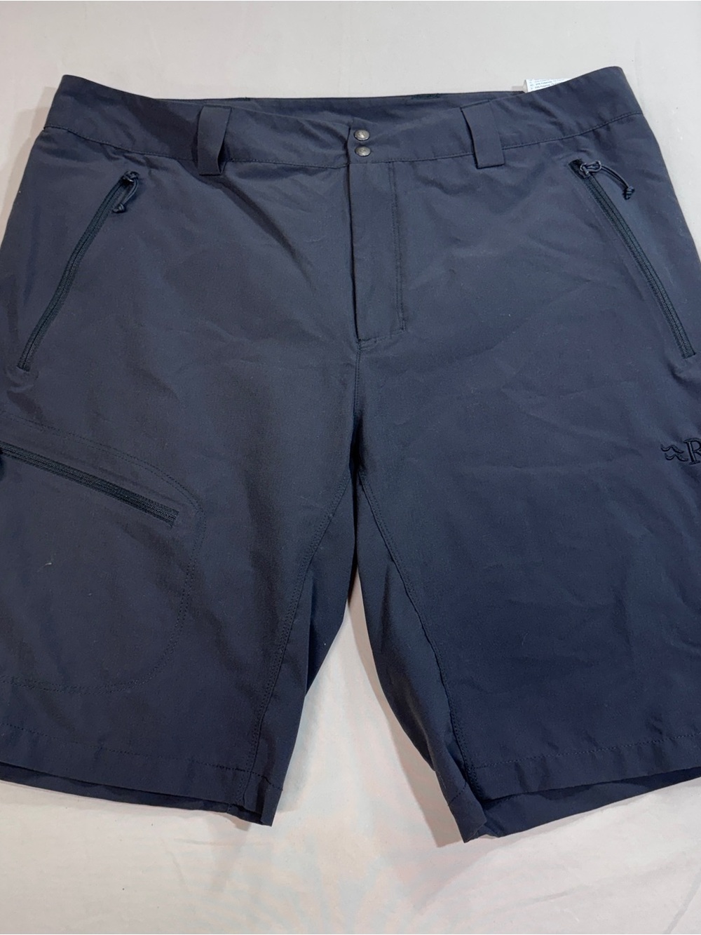 Rab Incline Light Shorts Mens 34 Anthracite Gray QFV-07 Hiking Technical Outdoor